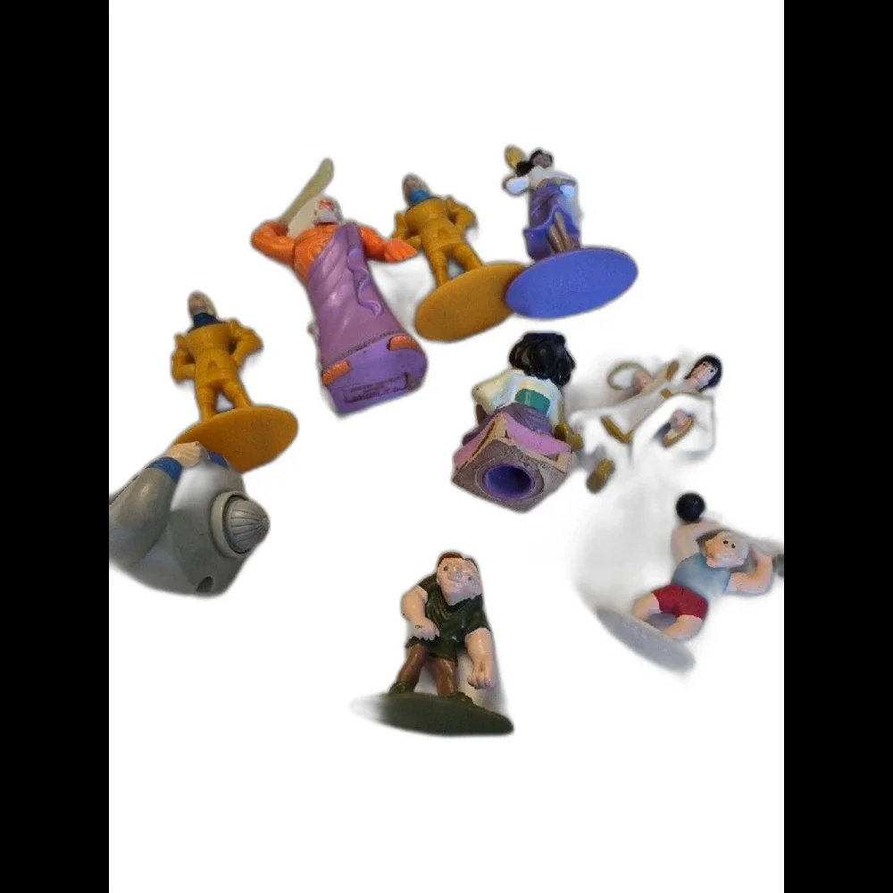 Vintage 1996 1997 McDonald's Disney Hercules & Aladdin Mini Figures Lot